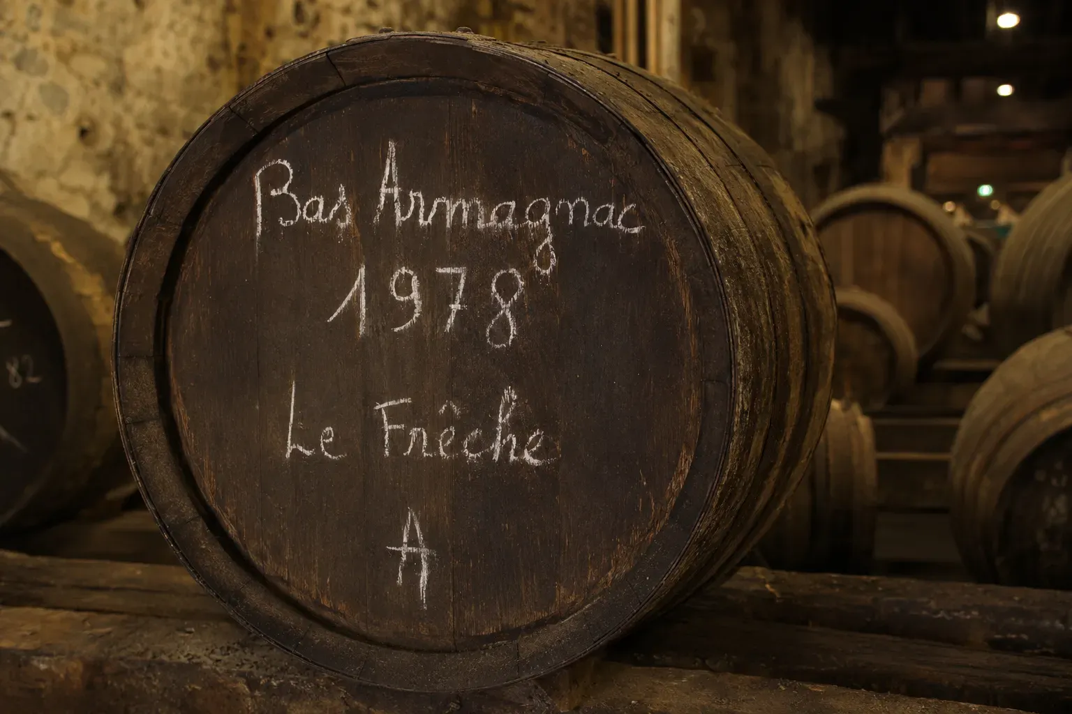 Armagnac cask illustration