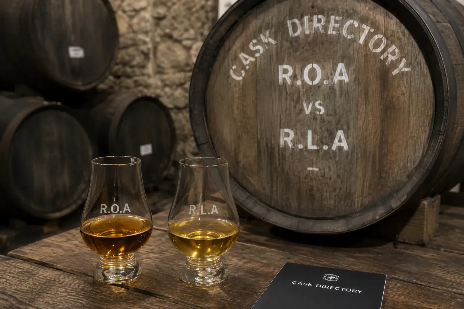RLA and ROA cask measurement illustration