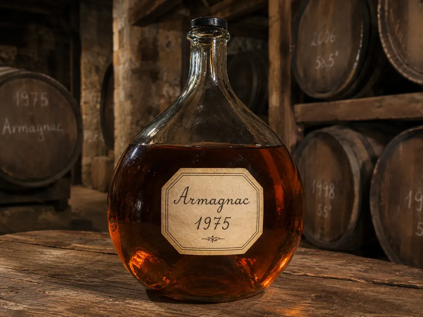 Armagnac cask illustration